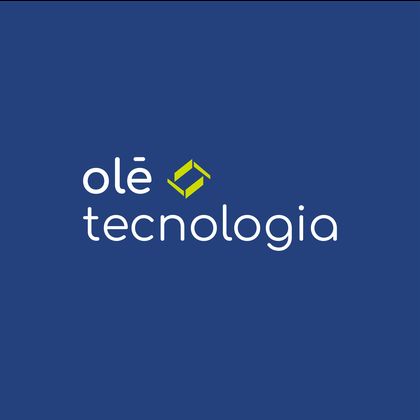 Sobre fundo azul profundo — Tecnologia · horizontal